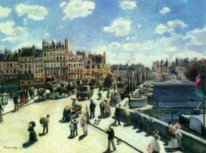 О. Ренуар. Париж. Понт-Нёф. 1872 г.