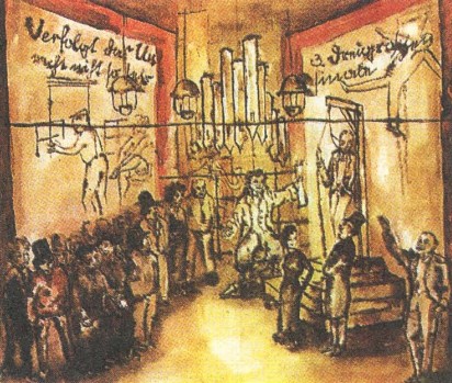 К. Негер. Премьера «Трёхгрошовой оперы» в театре «Шиффбауэрдамм» 31 августа 1928 г.
