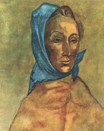 П. Пикассо. Портрет женщины в платке. 1905 г.