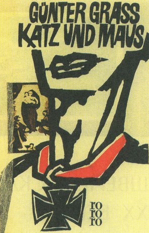 Обложка повести Г. Грасса «Кошки-мышки». Издание 1966 г.