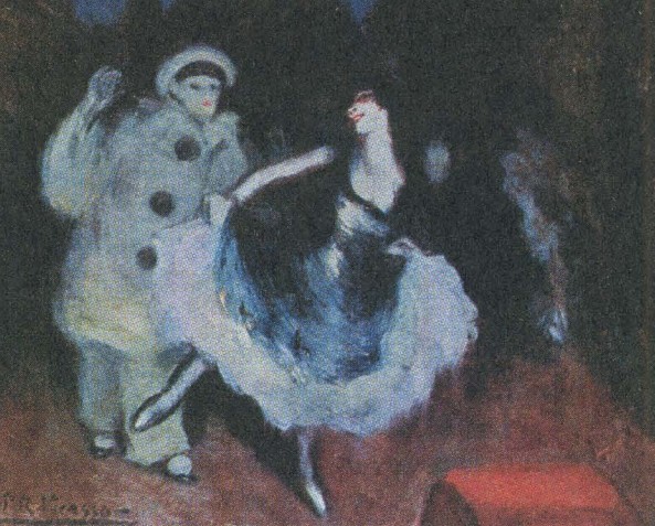 П. Пикассо. Пьеро и танцовщица. 1900 г.