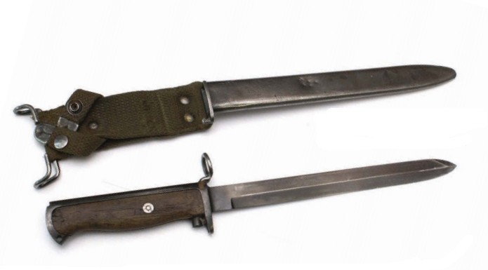 Норвежский пехотный штык-нож к автоматической винтовке Ml Garand, модель 1894/1956 гг.