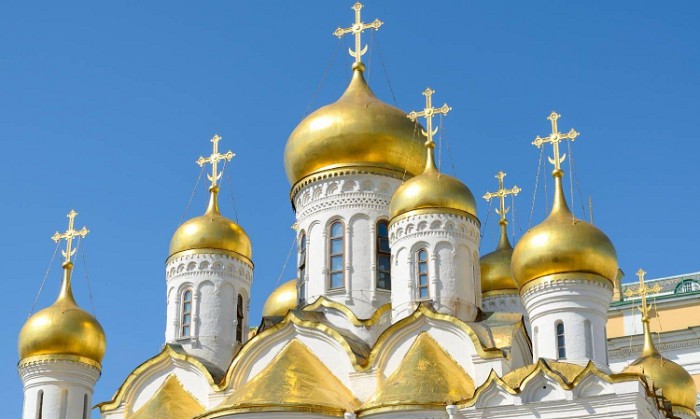 Золотые купола Благовещенского собора