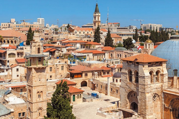 Вид на Старый город Израиль