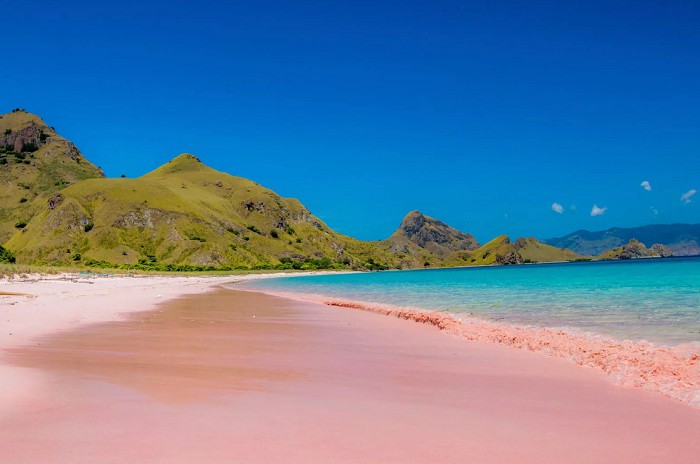 Знаменитые «розовые» пляжи острова