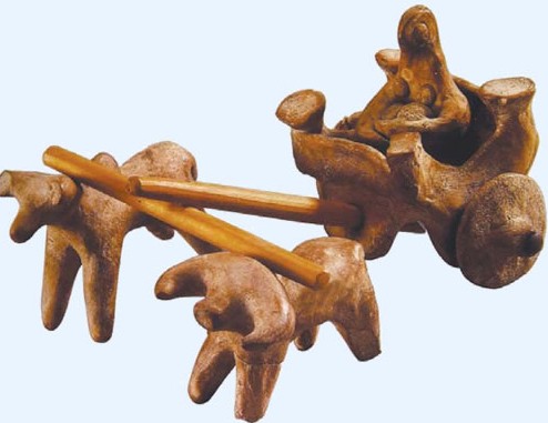 Модель индийской повозки. Мохенджо-Даро III тыс. до н.э.