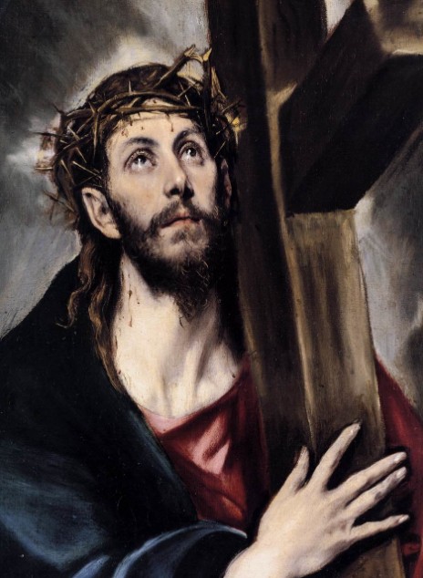Христос в терновом венце. Фрагмент картины испанского художника Эль Греко