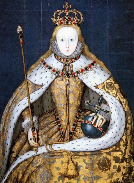 Коронационный портрет английской королевы Елизаветы I работы неизвестного художника