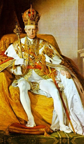 Ф. фон Амерлинг. Император Франц I в коронационном облачении и императорских регалиях