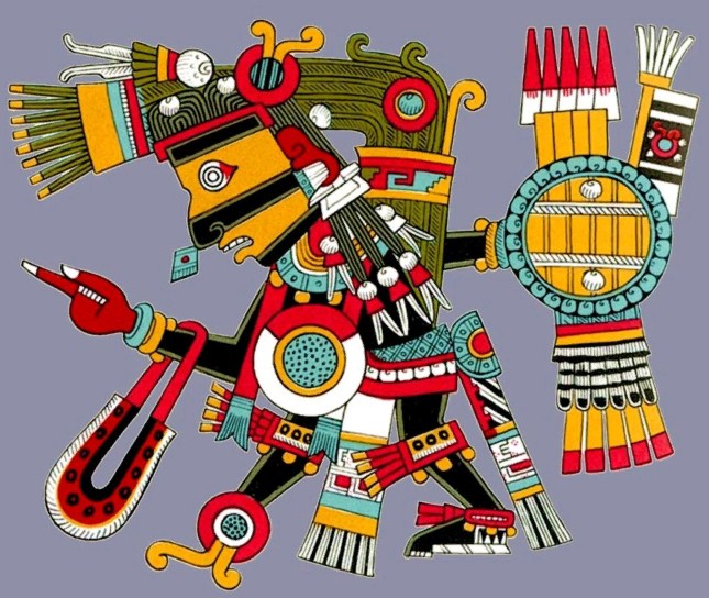 Зеркало являлось символом ацтекского бога Тецкатлипоки