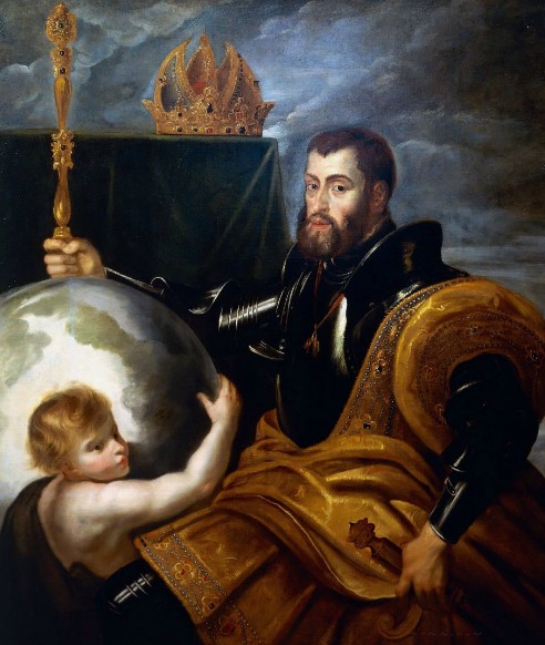 Портрет императора Карла I в образе повелителя мира работы Рембрандта