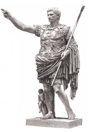 Статуя римского императора Августа в роли понтифика — верховного жреца