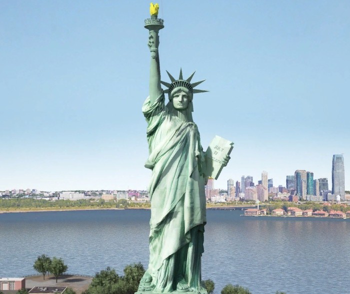 Статуя Свободы. Работы французского скульптора О. Бартольди