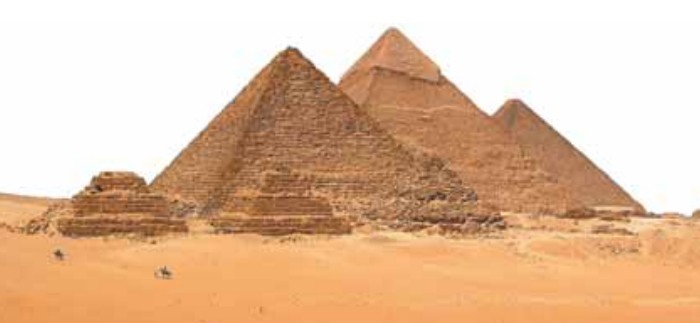 Великие пирамиды египетских фараонов в Гизе
