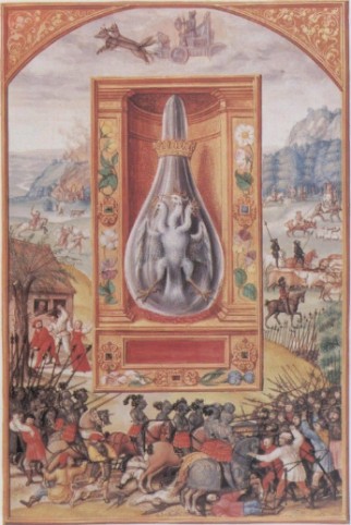 Иллюстрация из алхимического трактата «Сияние Солнца», XV в.