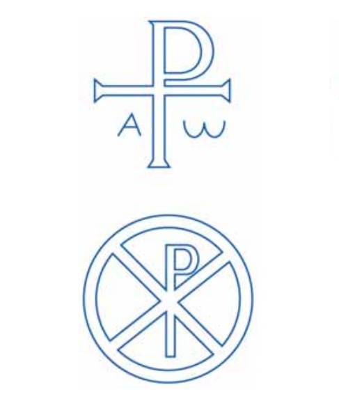 Варианты Константинова креста, или лабарума