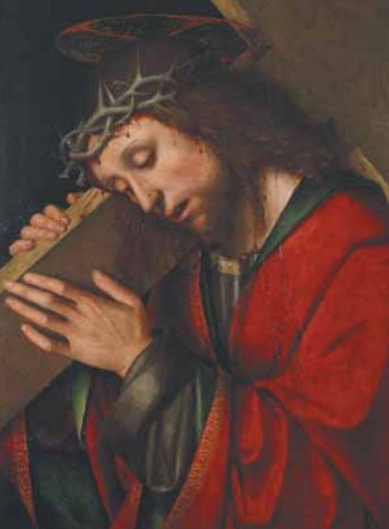Иисус Христос в терновом венце. С картины А. Дюрера.