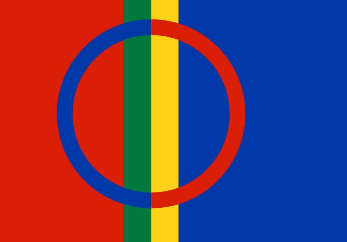 Флаг саамской народности