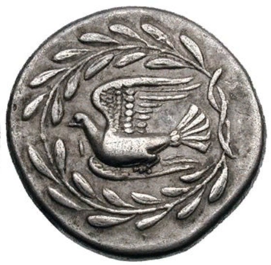 Монета античного города Сикион