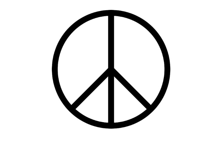 Символ британской компании за ядерное разоружение (CND)