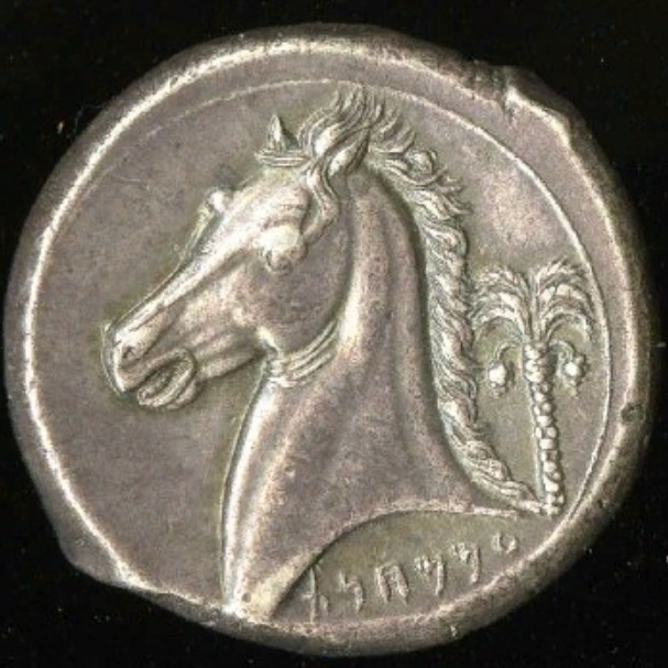 Монета сицилийских колоний Карфагена