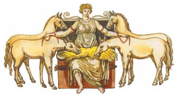 Богиня Эпона - покровительница коней у древних кельтов