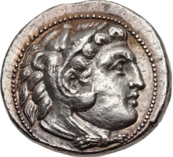 Монета Александра Македонского