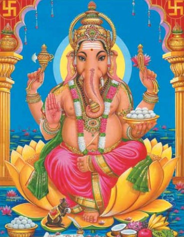 Индуистский бог Ганеша, сын Шивы и Парвати