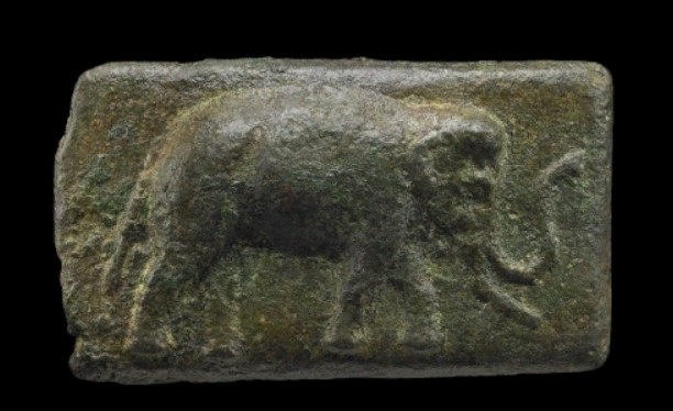 Римский Aes Signatum — ранняя бронзовая монета с изображением слона