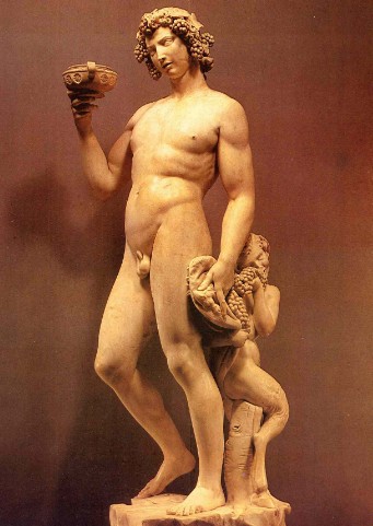 Статуя Бахуса работы Микеланджело