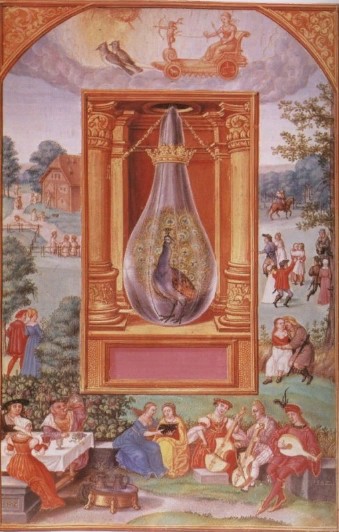 Иллюстрация из алхимического трактата «Сияние Солнца», XVI в.