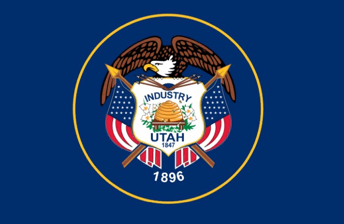 Флаг американского штата Юта