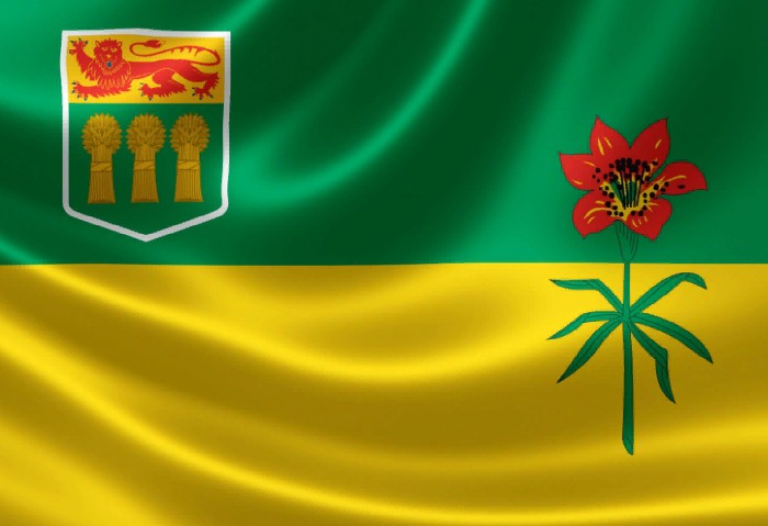 Флаг канадской провинции Саскачеван
