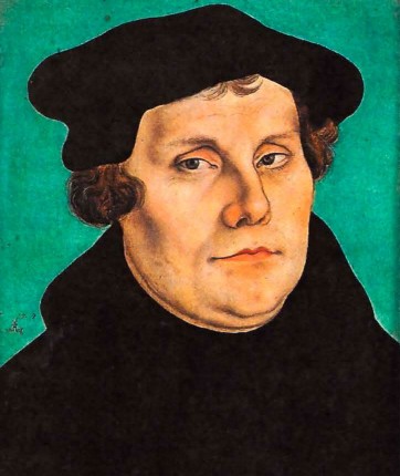 А. Кранах Старший. Портрет Мартина Лютера. 1 529 г. 