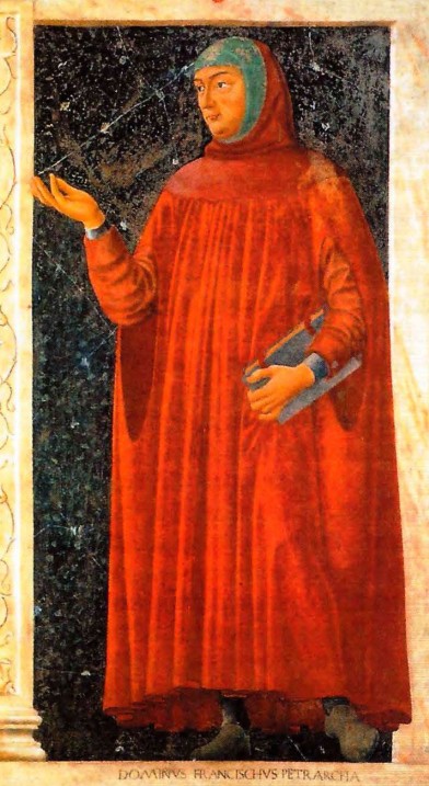 А. дель Кастаньо. Франческо Петрарка. Портрет из серии «Знаменитые мужчины и женщины». 1450 г. 