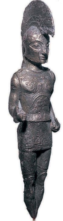 фигурка спартанского воина 6 в. до н. э.