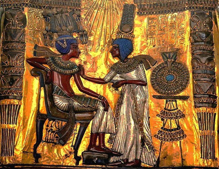 Тутанхамон и его супруга Анхесенамон