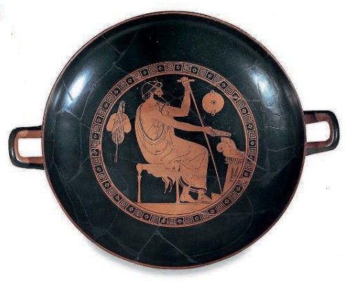 большая плоская чаша древних греков