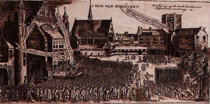 Я. Люкен. Казнь Яна ван Олденбарневелта в 1619 г. 