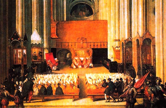 Тициан. Заключительное заседание Тридентского собора. 1563 г. 