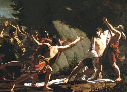 «Смерть Гая Гракха». Жан-Батист Toпино-Лебрен, 1792 г.