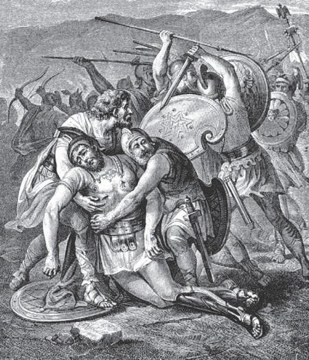 «Гибель Спартака». Николо Сенези. XVII век