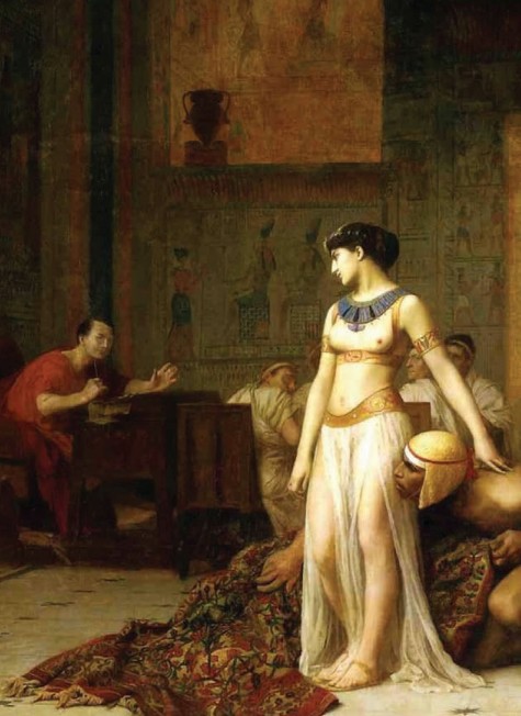 «Клеопатра и Цезарь». Жан-Леон Жером,1866 г.