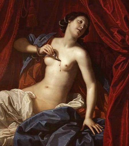 «Смерть Клеопатры», Бентетто Женнари,1686 г.