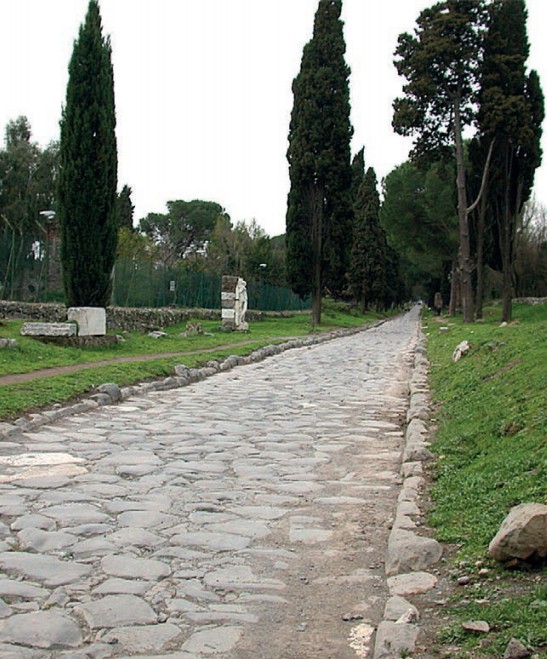Аврелиева дорога, построенная в 241 году до н. э.