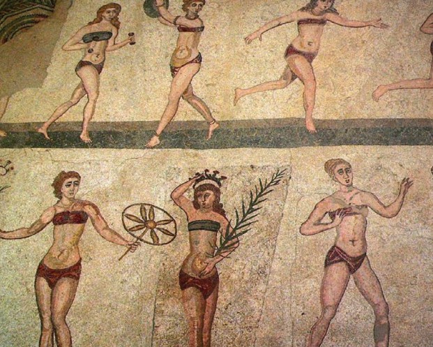 Занимающиеся спортом римлянки
