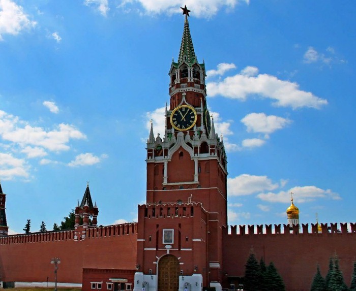 Символ Московского Кремля — Спасская башня
