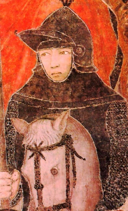 Амброджо Аоренцетти. Рыцарь. Фреска. 1338-1340 гг.
