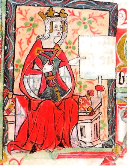 Матильда, дочь короля Генриха I. Миниатюра