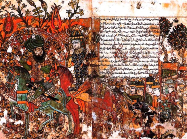 Миниатюра из рукописи «Калила и Димна». Гуджарат. Середина XVI в.